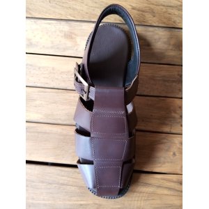 Men's many straps open