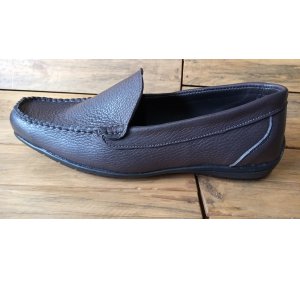 Men's Moccasin in Black and Brown