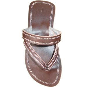 Women's slipper with a strap